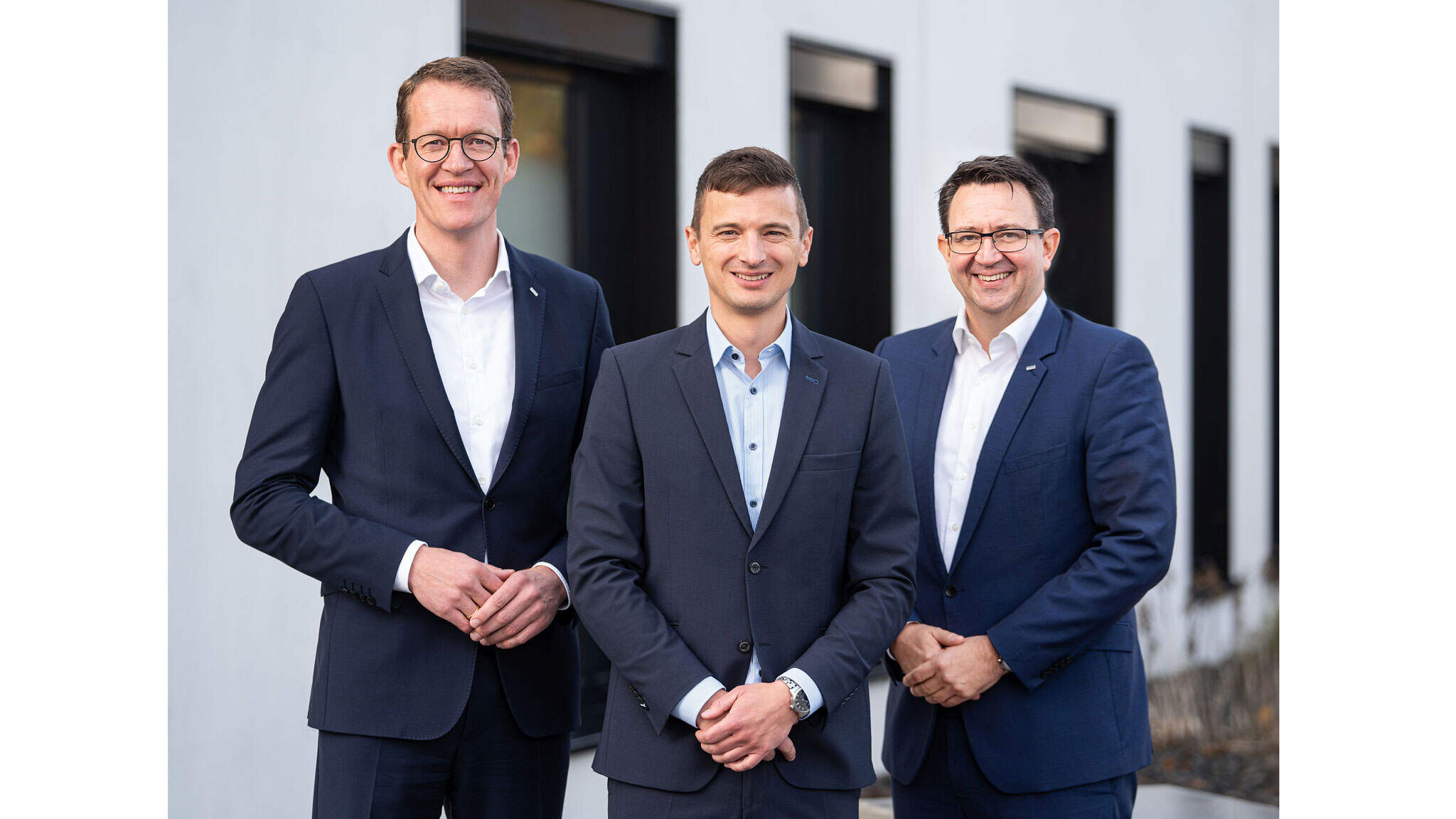 Burkhard Eling (CEO of DACHSER), Markus Lechner (General Manager kasasi), Stefan Hohm (CDO DACHSER)